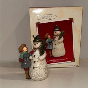A Very Merry Snowman 2003 - Hallmark Keepsake Ornament